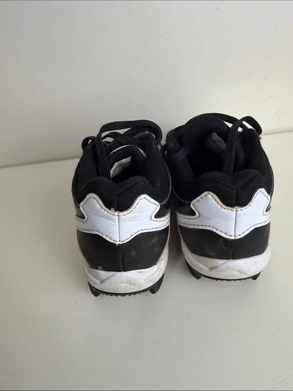 (2289) Under Armor Glyde RM Black Athletic Softball Cleats, Size: 11K